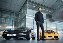 Tobias Sühlmann McLaren Chief Design Officer 2023 (with F1 and F1 LM classics)